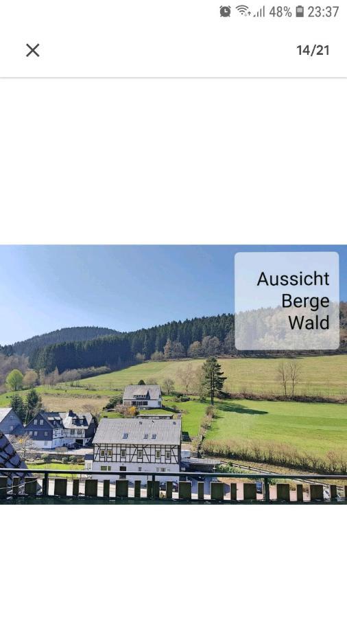 4 Erw. 1 Ki. Ski Entspannung Terasse Ausblick Schmallenberg Dış mekan fotoğraf